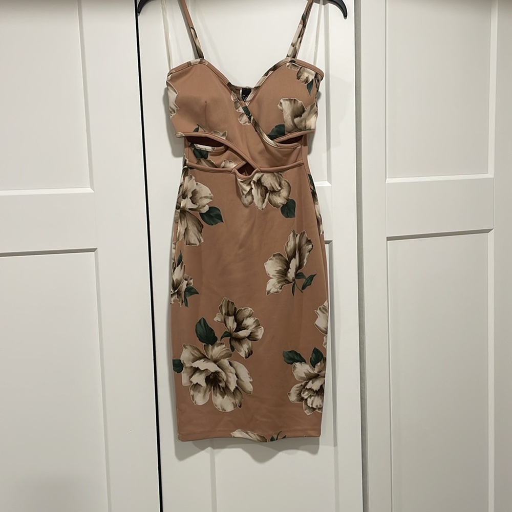 Pink Floral Dress